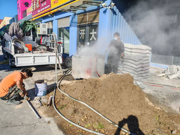 大渡口顶管注浆加固